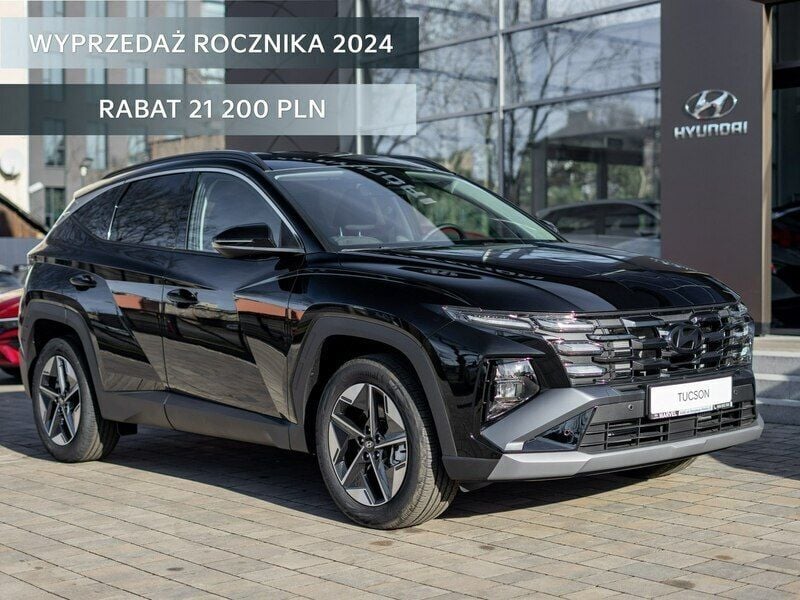 Czarny Nowe 2024 Hyundai Tucson SUV | 130 300 zł (Dobra cena) - Obraz 1/4