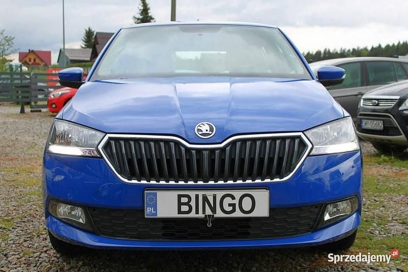 Niebieski Używany 2020 Skoda Fabia Ambition Hatchback | 42 800 zł (Uczciwa cena) - Obraz 1/4
