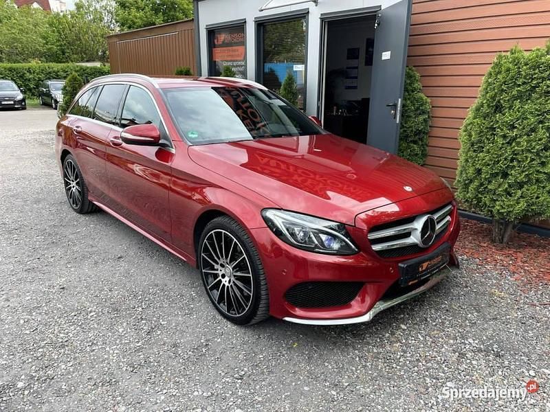 Bordowy Używany 2015 Mercedes C250 Kombi | 79 900 zł - Obraz 1/2