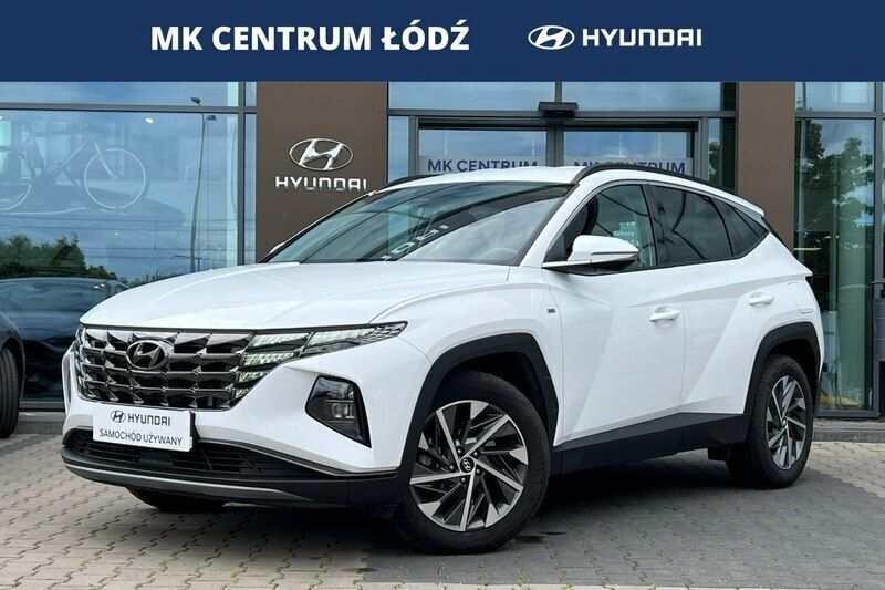 Biały Używany 2023 Hyundai Tucson SUV | 114 900 zł (Uczciwa cena) - Obraz 1/4