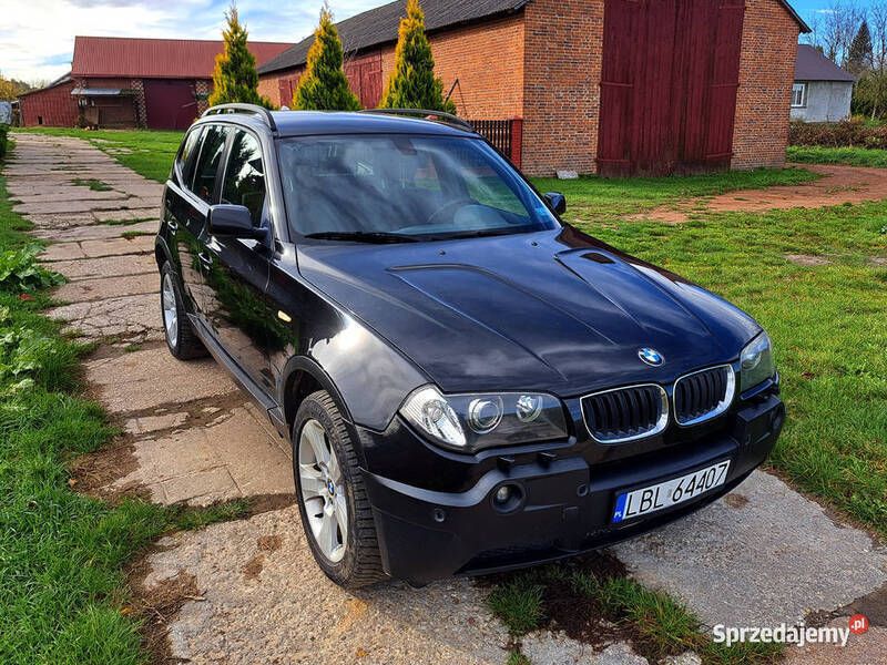 Czarny Używany 2004 BMW X3 Sport Line SUV | 28 500 zł - Obraz 1/4
