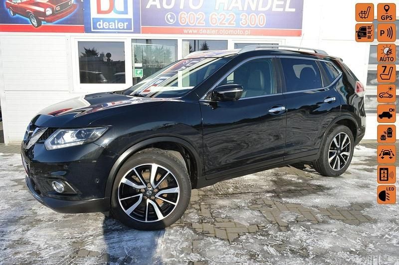 Czarny Używany 2017 Nissan X-Trail 360º SUV | 53 900 zł (Uczciwa cena) - Obraz 1/4