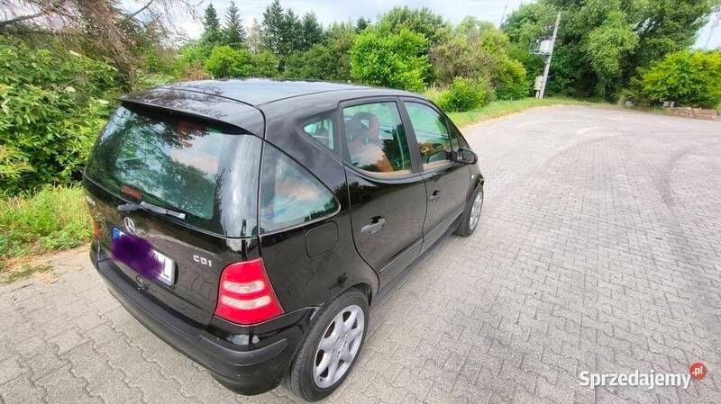 Czarny Używany 2002 Mercedes A170 Hatchback | 3300 zł (Uczciwa cena) - Obraz 1/4