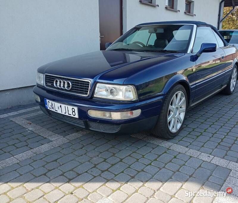 Granatowy Używany 1999 Audi 80 Kabriolet | 15 900 zł - Obraz 1/4