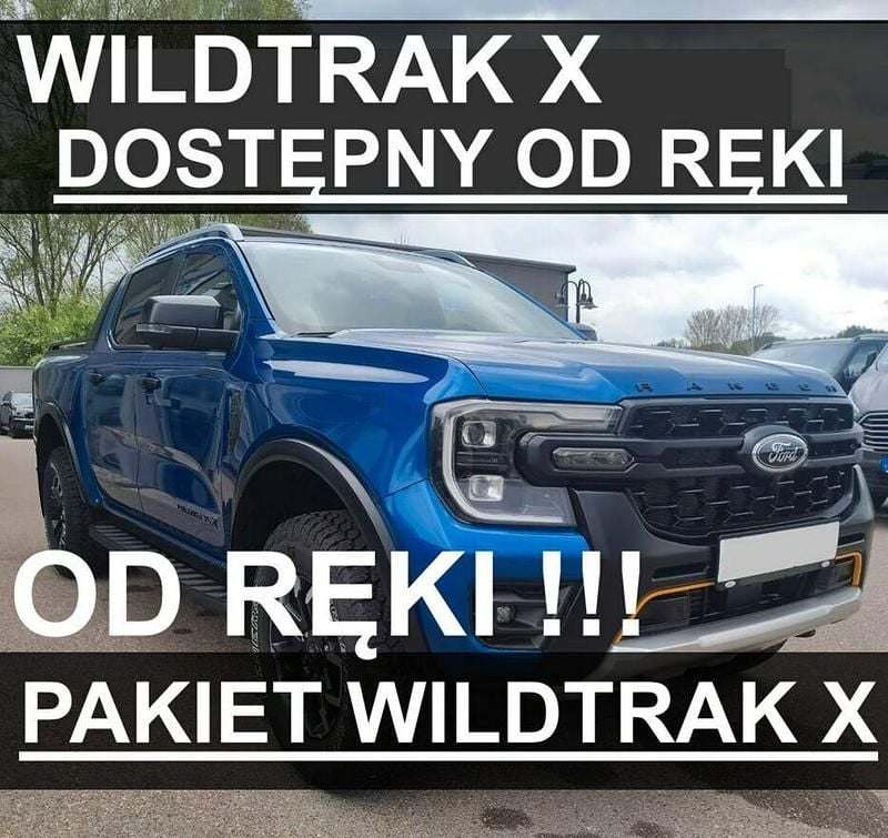 Nowe Ford Ranger Wildtrack 205 KM (150 kW) 2025 Niebieski Pickup
