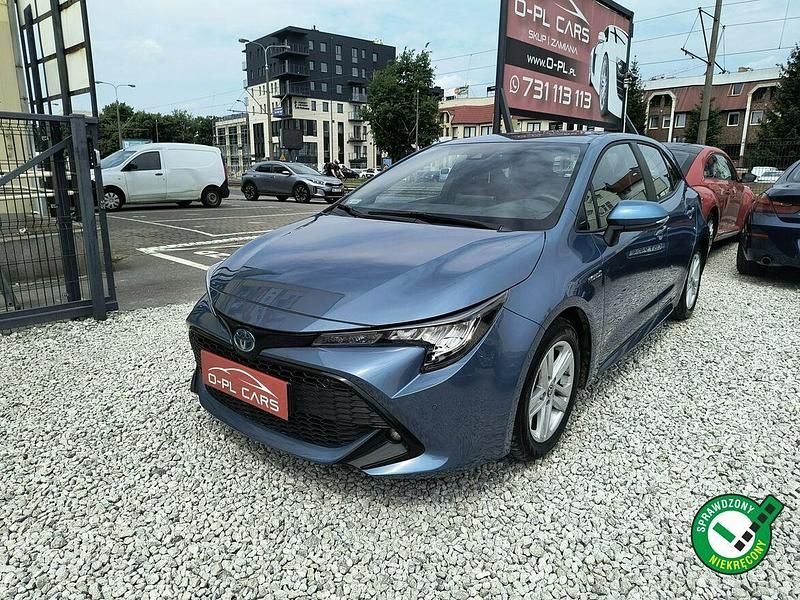 Niebieski Używany 2021 Toyota Corolla Hybrid Hatchback | 69 900 zł - Obraz 1/4