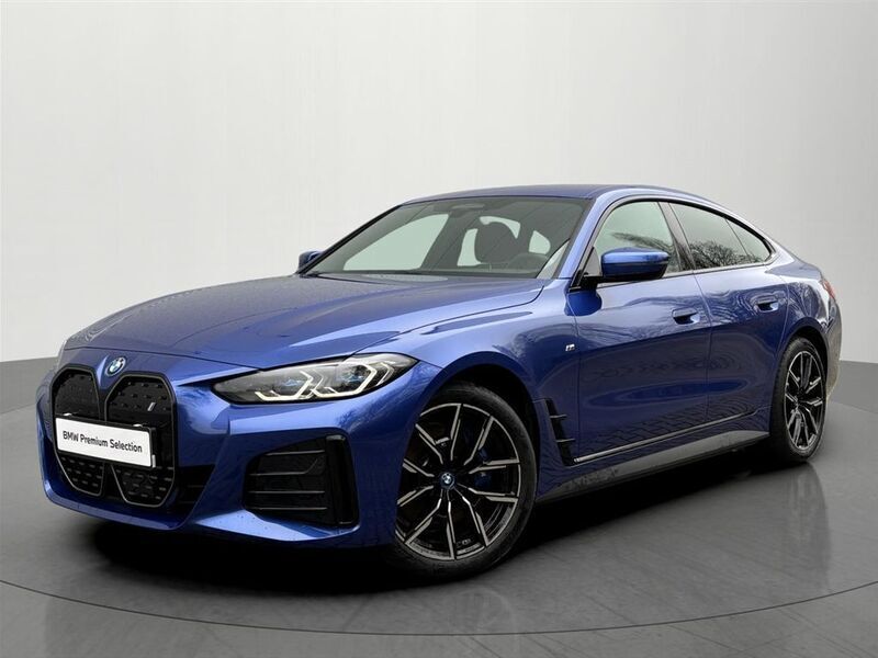 Niebieski portimao m metalizowany Używany 2023 BMW i4 Shadowline Sedan/Limuzyna | 224 900 zł (Drogi) - Obraz 1/3