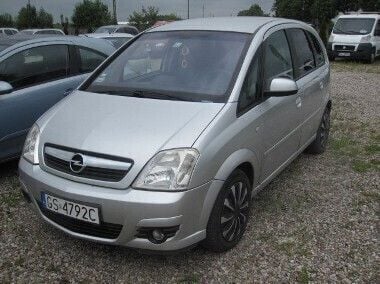 Srebrny Używany 2008 Opel Meriva Minivan | 7900 zł - Obraz 1/4