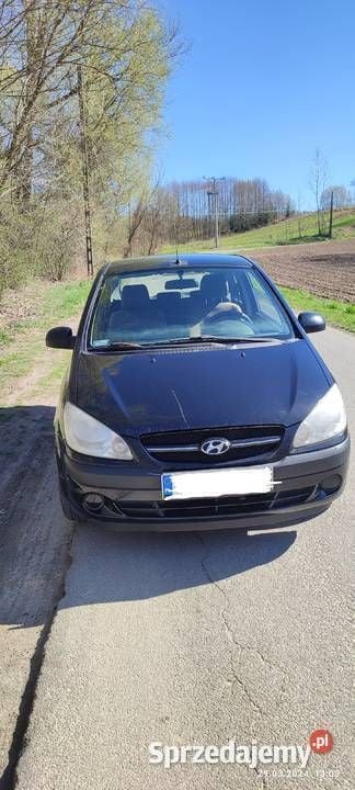 Czarny Używany 2007 Hyundai Getz Hatchback | 2300 zł - Obraz 1/4