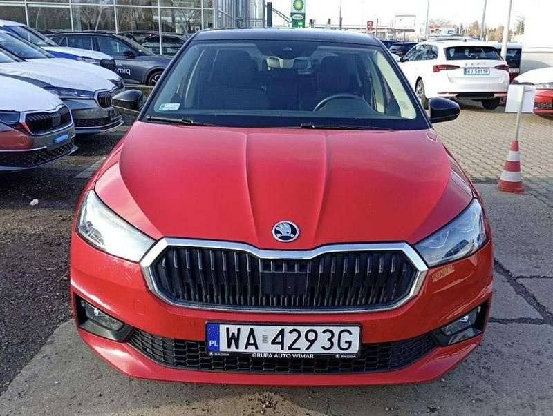 Używany Skoda Fabia Style 110 KM (80 kW) 2021 Czerwony Hatchback