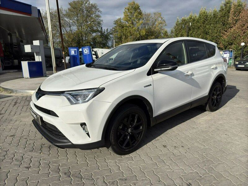 Biały (metalik) Używany 2018 Toyota RAV4 Hybrid SUV | 99 900 zł (Super Cena) - Obraz 1/4