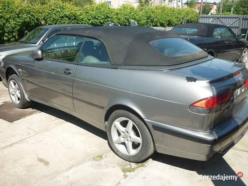 Srebrny Używany 2001 Saab 9-3 Cabriolet Kabriolet | 3000 zł - Obraz 1/4