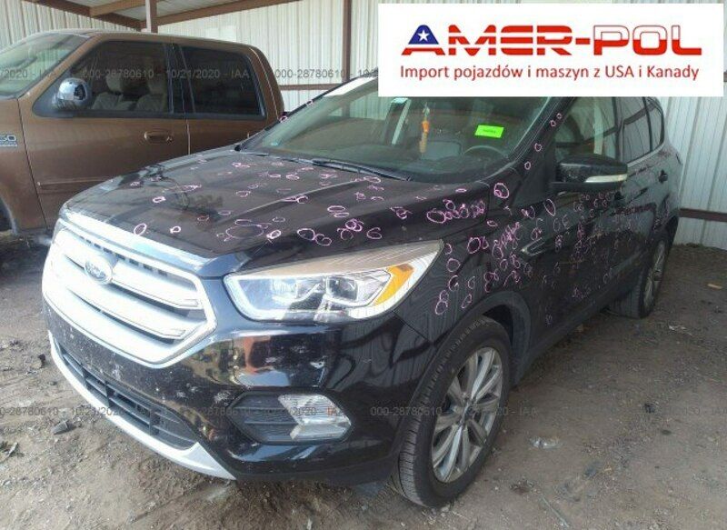 Czarny Używany 2017 Ford Escape SUV | 64 000 zł - Obraz 1/4