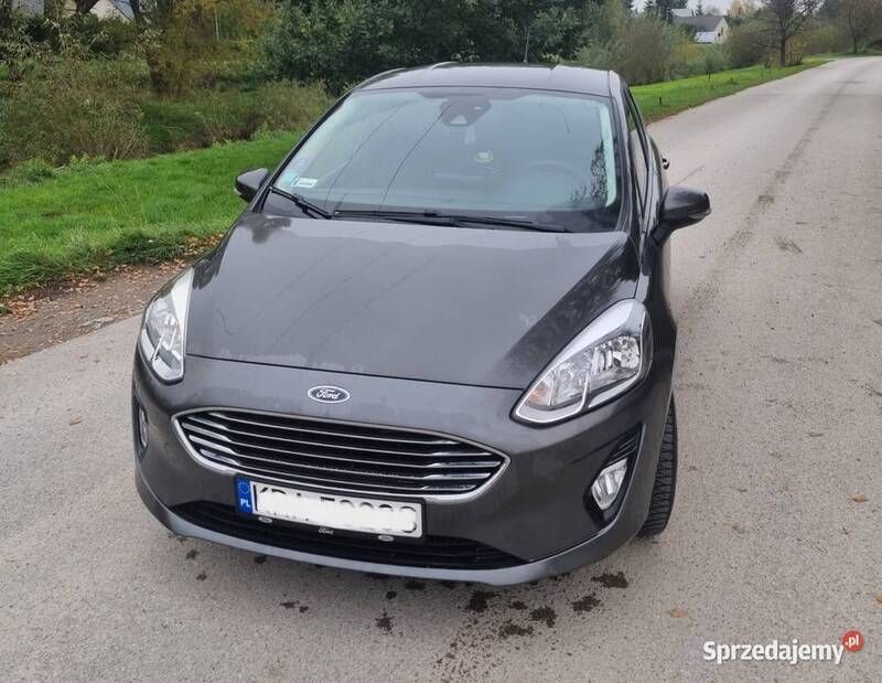 Szary Używany 2018 Ford Fiesta Hatchback | 49 900 zł - Obraz 1/4