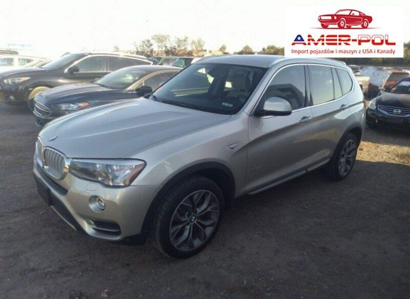 Srebrny Używany 2017 BMW X3 SUV | 88 000 zł - Obraz 1/4