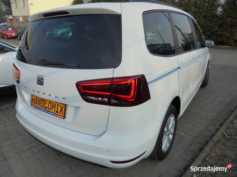 Biały Używany 2019 Seat Alhambra Minivan | 74 900 zł (Dobra cena) - Obraz 1/4
