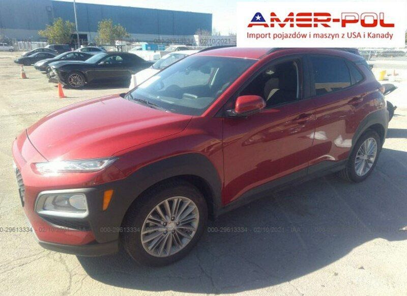 Czerwony Używany 2020 Hyundai Kona SUV | 68 000 zł - Obraz 1/4