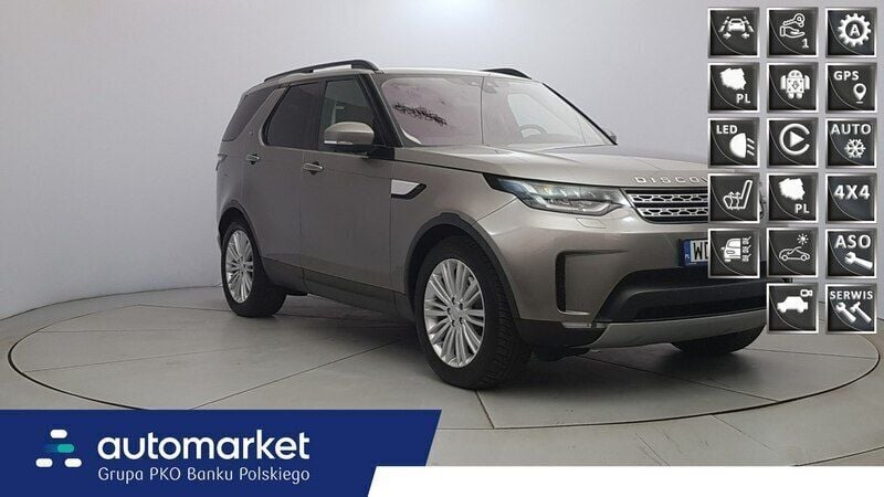 Grafitowy Używany 2017 Land Rover Discovery 5 HSE Luxury SUV | 149 850 zł - Obraz 1/4
