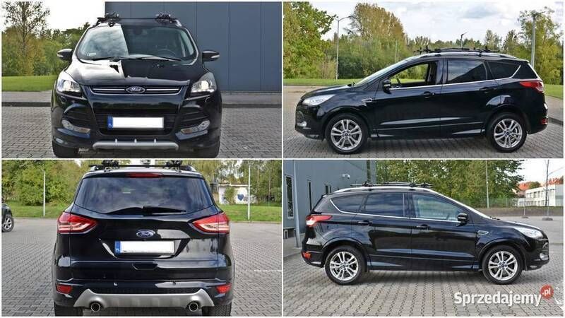 Czarny Używany 2014 Ford Kuga Individual SUV | 48 900 zł (Uczciwa cena) - Obraz 1/4