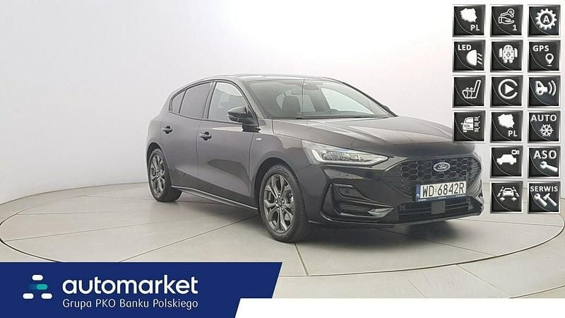 Czarny Używany 2023 Ford Focus ST-Line X Hatchback | 94 850 zł (Uczciwa cena) - Obraz 1/4