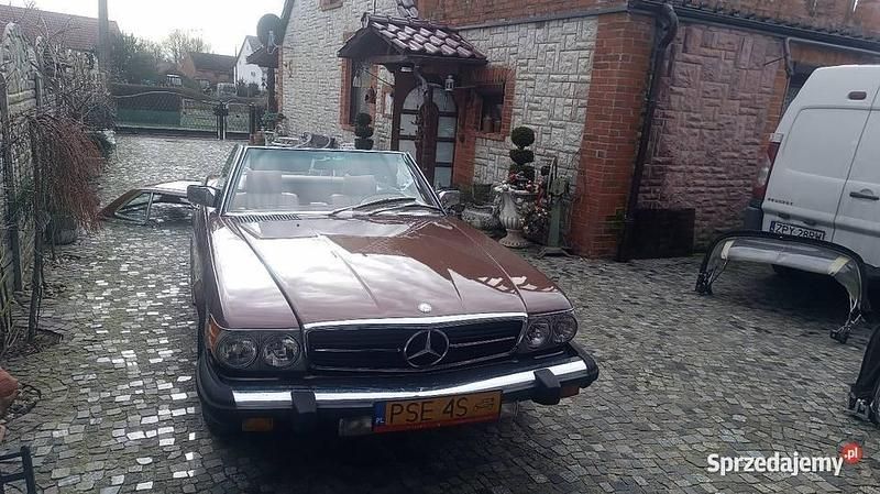 Używany Mercedes SL450 1977 Brązowy Kabriolet