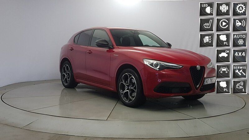 Czerwony Używany 2022 Alfa Romeo Stelvio Veloce SUV | 165 800 zł (Uczciwa cena) - Obraz 1/4