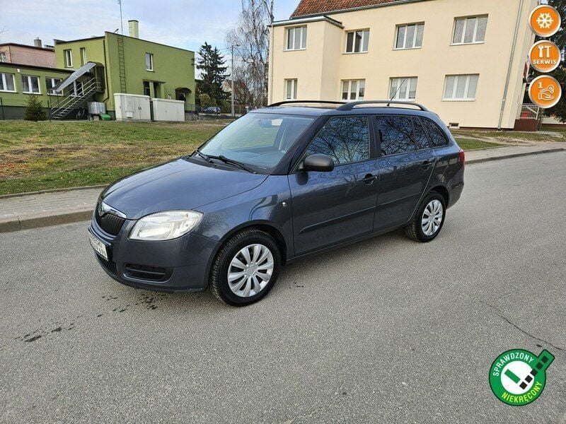 Szary Używany 2009 Skoda Fabia Kombi | 13 999 zł (Dość drogi) - Obraz 1/4