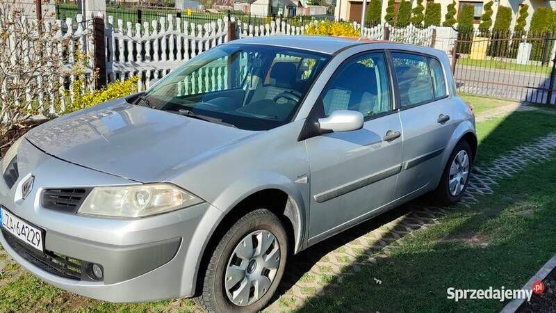Srebrny Używany 2008 Renault Mégane II Hatchback | 5500 zł (Uczciwa cena) - Obraz 1/4