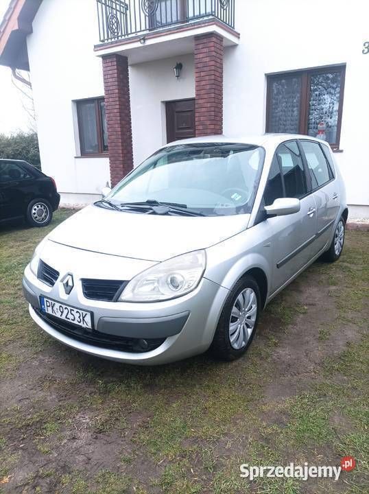 Srebrny Używany 2007 Renault Scénic II Minivan | 6900 zł (Uczciwa cena) - Obraz 1/4