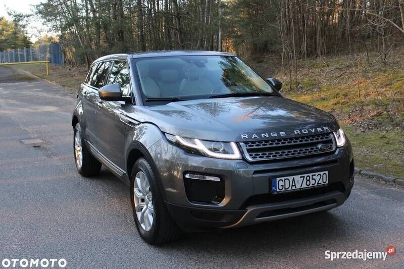 Szary Używany 2018 Land Rover Range Rover evoque SUV | 105 650 zł (Uczciwa cena) - Obraz 1/4