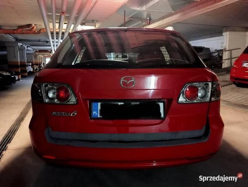 Czerwony Używany 2005 Mazda 6 Kombi | 5000 zł (Uczciwa cena) - Obraz 1/4
