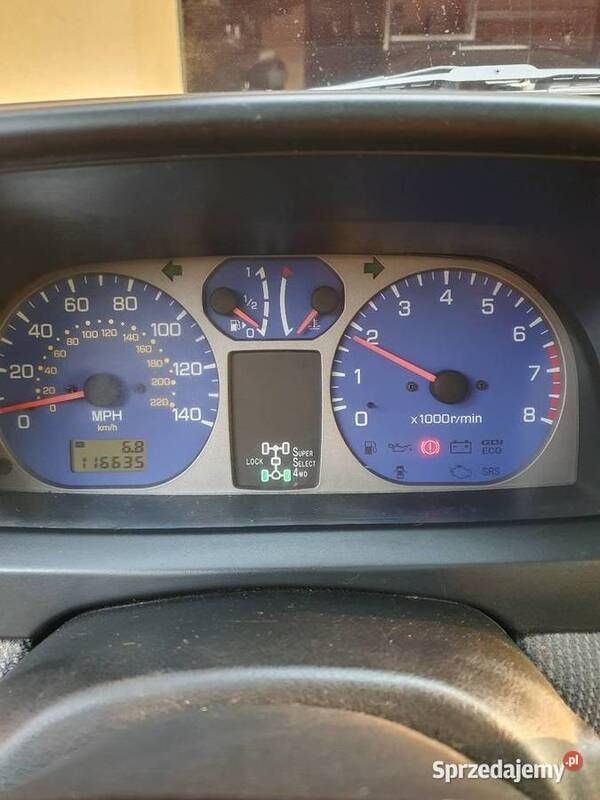 Czerwony Używany 2000 Mitsubishi Pajero Plus SUV | 11 500 zł (Super Cena) - Obraz 1/2