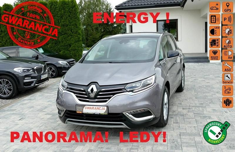 Szary (metalik, perła) Używany 2016 Renault Espace Minivan | 46 900 zł (Dobra cena) - Obraz 1/4