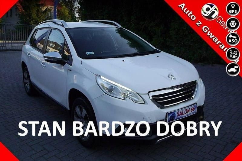 Biały Używany 2015 Peugeot 2008 SUV | 22 600 zł (Dobra cena) - Obraz 1/4