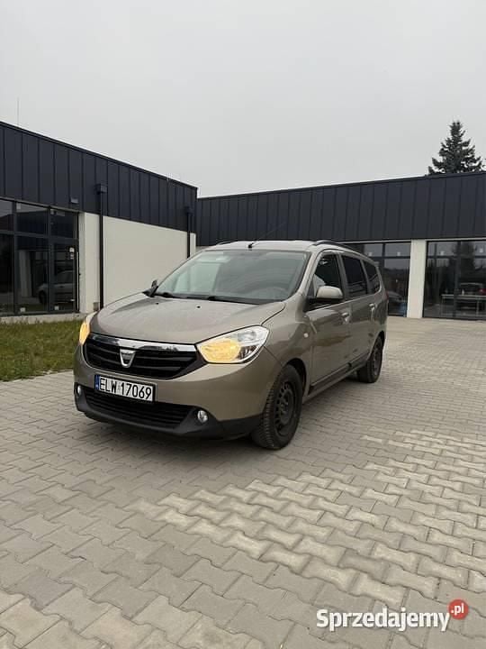 Beżowy Używany 2012 Dacia Lodgy Minivan | 13 100 zł (Super Cena) - Obraz 1/4