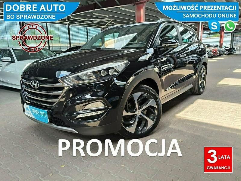 Czarny Używany 2017 Hyundai Tucson Premium SUV | 80 800 zł (Drogi) - Obraz 1/3
