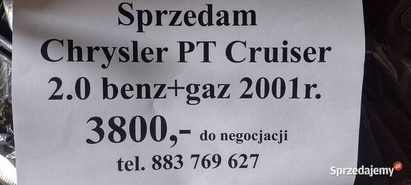 Używany 2001 Chrysler PT Cruiser | 3800 zł (Uczciwa cena) - Obraz 1/4