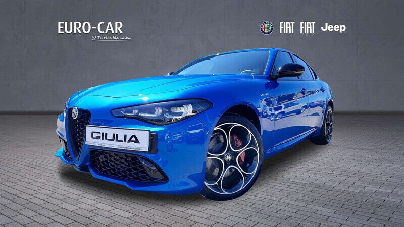 Lakier metalizowany misano blue Nowe 2024 Alfa Romeo Giulia Veloce Sedan/Limuzyna | 224 985 zł (Uczciwa cena) - Obraz 1/4