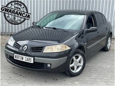 Czarny Używany 2007 Renault Mégane II Sedan/Limuzyna | 9900 zł (Drogi) - Obraz 1/4