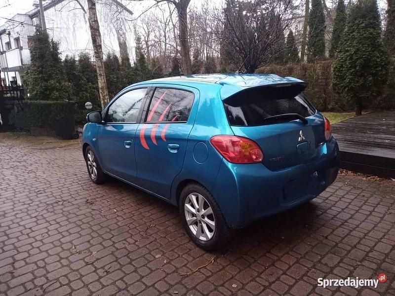 Niebieski Używany 2014 Mitsubishi Space Star Hatchback | 25 000 zł (Dość drogi) - Obraz 1/2