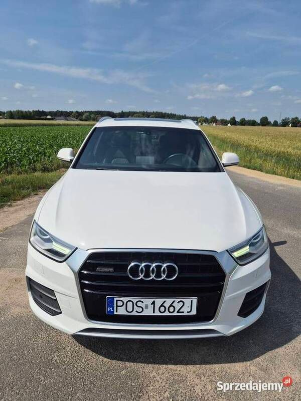 Biały Używany 2018 Audi Q3 SUV | 71 500 zł (Super Cena) - Obraz 1/4