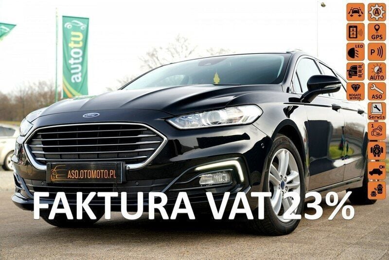 Czarny (metalik) Używany 2020 Ford Mondeo Sedan/Limuzyna | 72 927 zł (Uczciwa cena) - Obraz 1/4