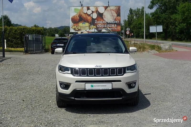 Biały Używany 2018 Jeep Compass Limited SUV | 56 800 zł (Dobra cena) - Obraz 1/4
