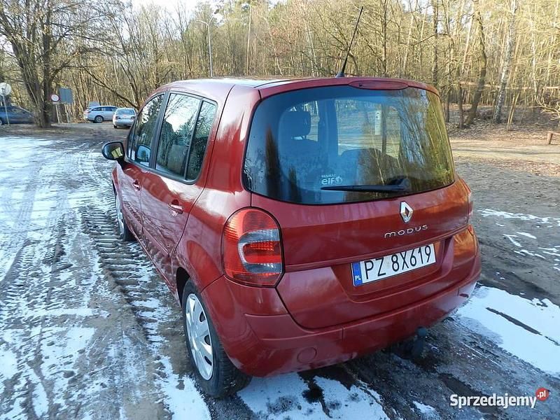Używany Renault Modus 2010 Bordowy Minivan