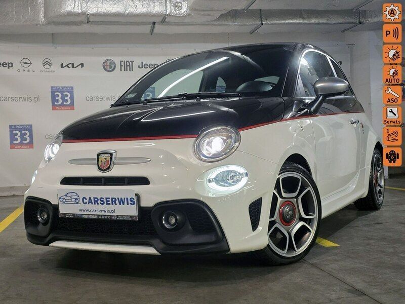 Biały Używany 2021 Abarth 595 Hatchback | 99 000 zł - Obraz 1/4