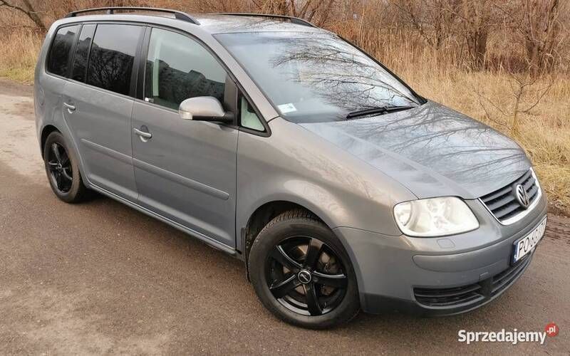 Szary Używany 2005 VW Touran Minivan | 8500 zł (Uczciwa cena) - Obraz 1/4