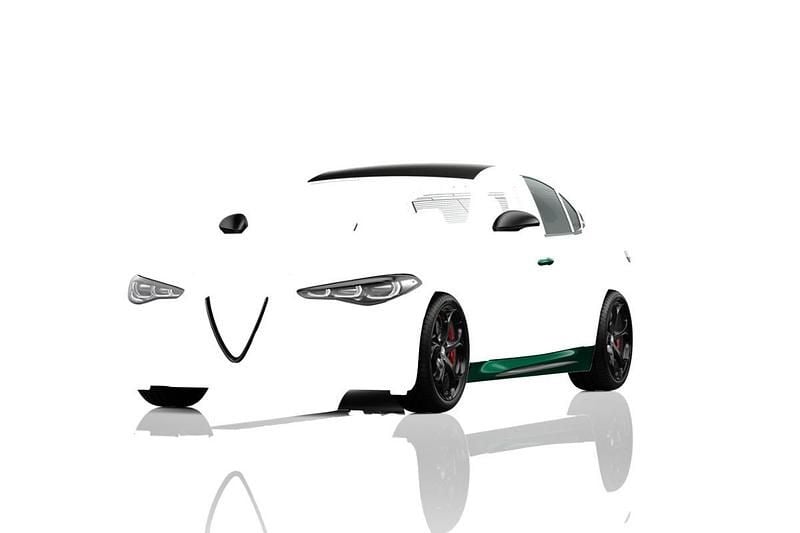 Lakier specjalny zielony montreal green Nowe 2025 Alfa Romeo Giulia Quadrifoglio Sedan/Limuzyna | 444 365 zł - Obraz 1/3
