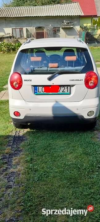 Biały Używany 2008 Chevrolet Matiz Hatchback | 6900 zł - Obraz 1/4