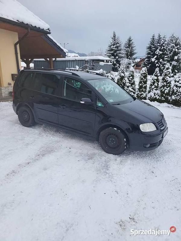 Używany VW Touran 2006 Czarny Minivan