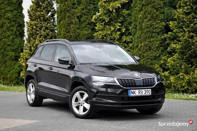 Czarny (metalik, perła) Używany 2019 Skoda Karoq SUV | 71 900 zł (Uczciwa cena) - Obraz 1/4